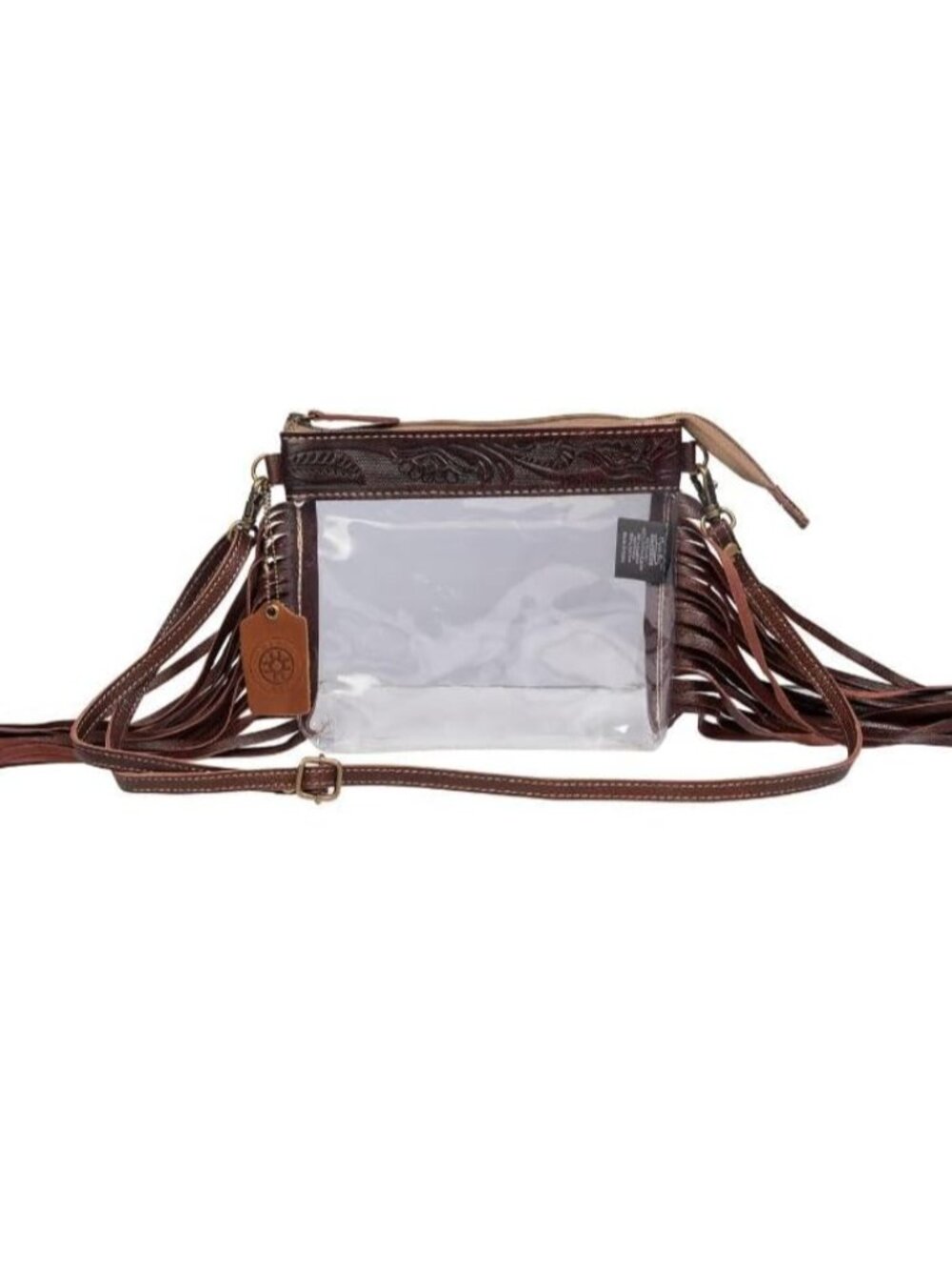 Leather Fringe Purse - Western Style Fringe Purses for Women, Genuine Leather Bo